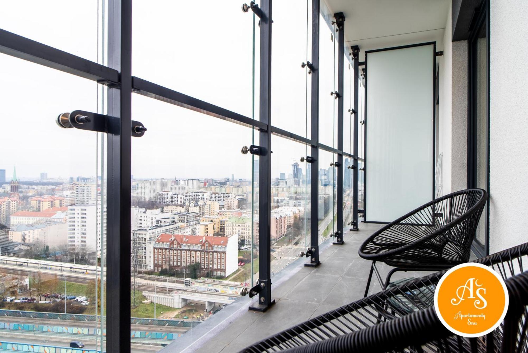 Apartamentysnu, Wola Tower Z Parkingiem Varsóvia Exterior foto